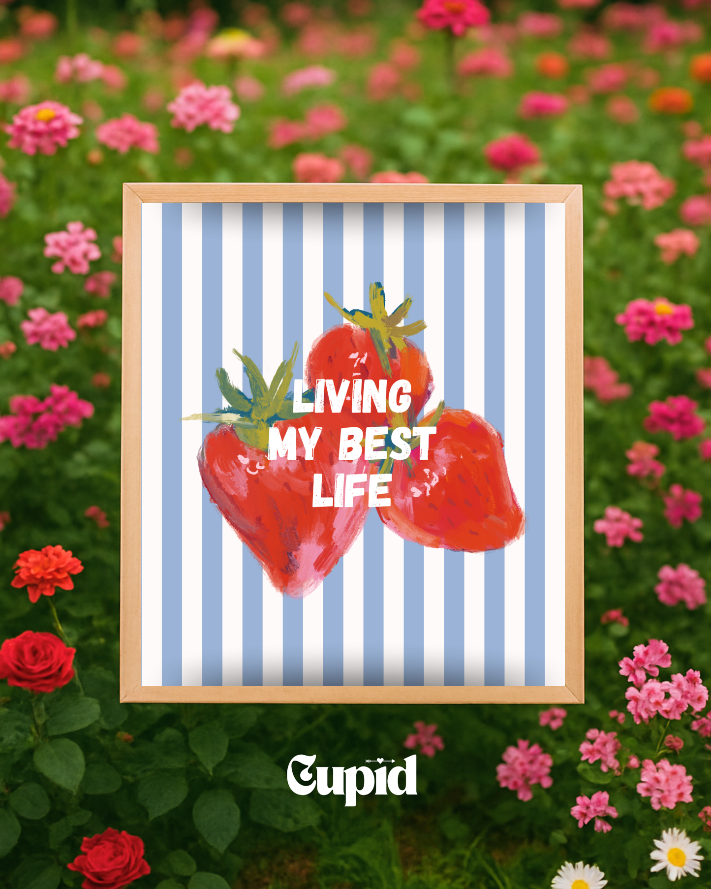 Living The Best Life Art Wall Frame