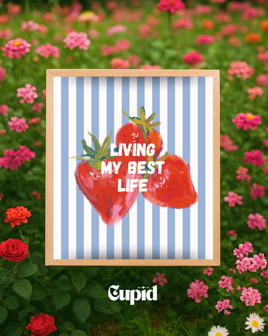 Living The Best Life Art Wall Frame