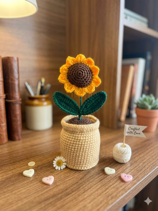 Sunflower Pot